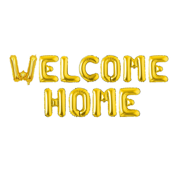 Welcome Home Foil Balloons Set